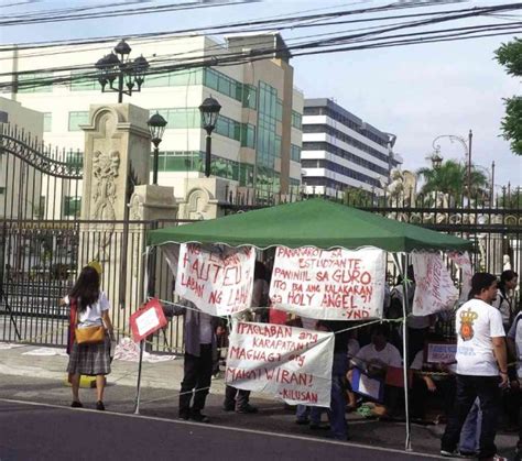 holy angel university scandal|Teachers, workers hold strike vs HAU .